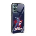 Captain America - First Avenger Printed Glass Back Phone Case - Image 2