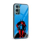 Deadpool Printed Glass Back Phone Case - Image 2