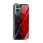 Deadpool Printed Glass Back Phone Case - Image 2