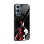 Deadpool Printed Glass Back Phone Case - Image 2