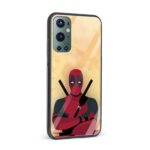 Deadpool Printed Glass Back Phone Case - Image 2