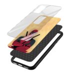 Deadpool Printed Glass Back Phone Case - Image 3