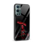 Deadpool Printed Glass Back Phone Case - Image 2