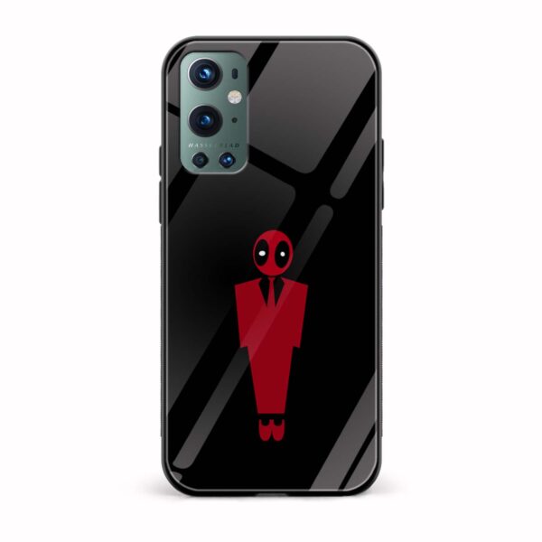 Deadpool Printed Glass Back Phone Case
