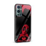 Deadpool Printed Glass Back Phone Case - Image 2