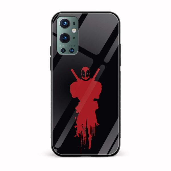 Deadpool Printed Glass Back Phone Case