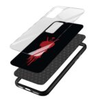 Deadpool Printed Glass Back Phone Case - Image 3