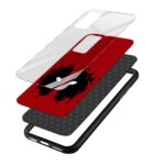 Deadpool Printed Glass Back Phone Case - Image 3