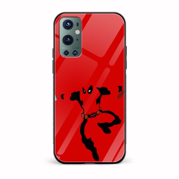 Deadpool Printed Glass Back Phone Case