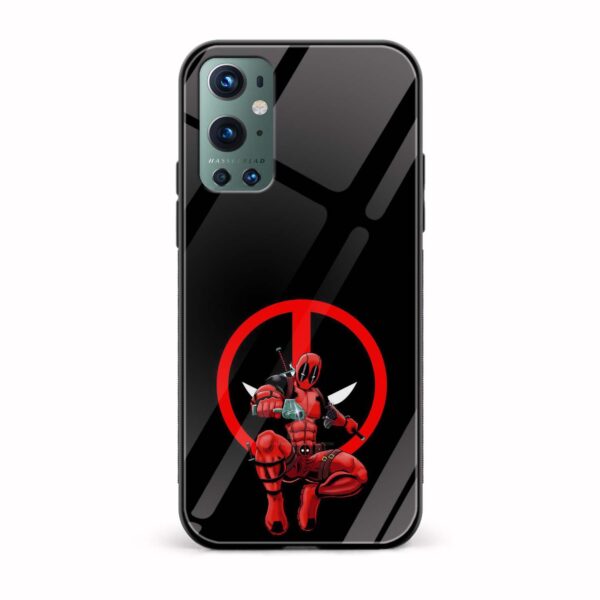 Deadpool Printed Glass Back Phone Case