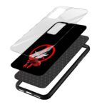 Deadpool Printed Glass Back Phone Case - Image 3