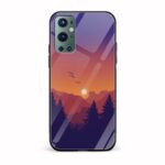 Minimal Printed Glass Back Phone Case