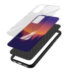 Minimal Printed Glass Back Phone Case - Image 3