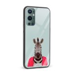 Minimal - Zebra Printed Glass Back Phone Case - Image 2