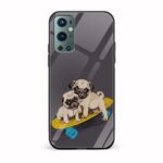 Minimal - Pug Printed Glass Back Phone Case