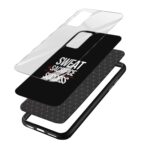 Sweat Plus Sacrifice Printed Glass Back Phone Case - Image 3