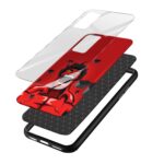 Hulk Red Printed Glass Back Phone Case - Image 3