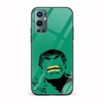 Hulk Printed Glass Back Phone Case
