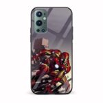Ironman Printed Glass Back Phone Case