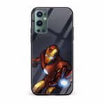 Ironman Printed Glass Back Phone Case
