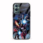 Ironman Printed Glass Back Phone Case