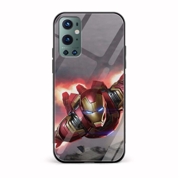 Ironman Printed Glass Back Phone Case