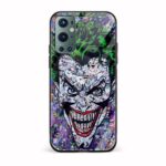 Joker Printed Glass Back Phone Case