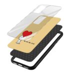 Love Printed Glass Back Phone Case - Image 3