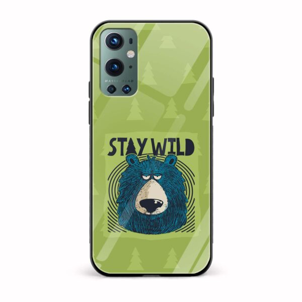 Typography Printed Glass Back Phone Case