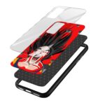 Goku Printed Glass Back Phone Case - Image 3