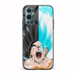 Goku Printed Glass Back Phone Case