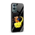Goku Printed Glass Back Phone Case - Image 2
