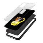 Goku Printed Glass Back Phone Case - Image 3