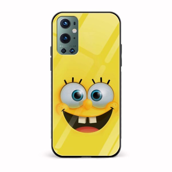 Sponge Bob Printed Glass Back Phone Case