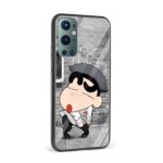 Shinchan Printed Glass Back Phone Case - Image 2