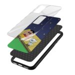Shinchan Printed Glass Back Phone Case - Image 3
