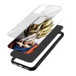 Goku Printed Glass Back Phone Case - Image 3