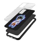 Goku Printed Glass Back Phone Case - Image 3