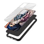 Goku Printed Glass Back Phone Case - Image 3
