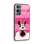 Minnie Mouse Printed Glass Back Phone Case - Image 2