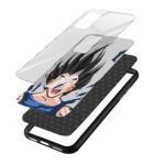 Goku Printed Glass Back Phone Case - Image 3