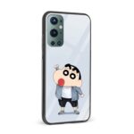 Shinchan Printed Glass Back Phone Case - Image 2
