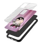 Shinchan Printed Glass Back Phone Case - Image 3
