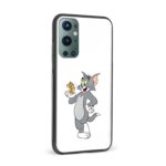 Tom and Jerry Printed Glass Back Phone Case - Image 2
