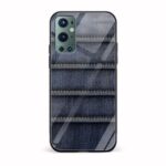 Denim Printed Glass Back Phone Case