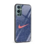 Denim Printed Glass Back Phone Case - Image 2