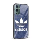 Denim Printed Glass Back Phone Case - Image 2