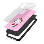 Feminine - Hello Kitty Printed Glass Back Phone Case - Image 3