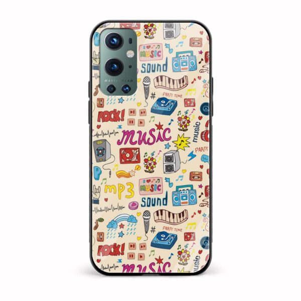 Feminine Printed Glass Back Phone Case