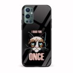 Sarcasm Printed Glass Back Phone Case